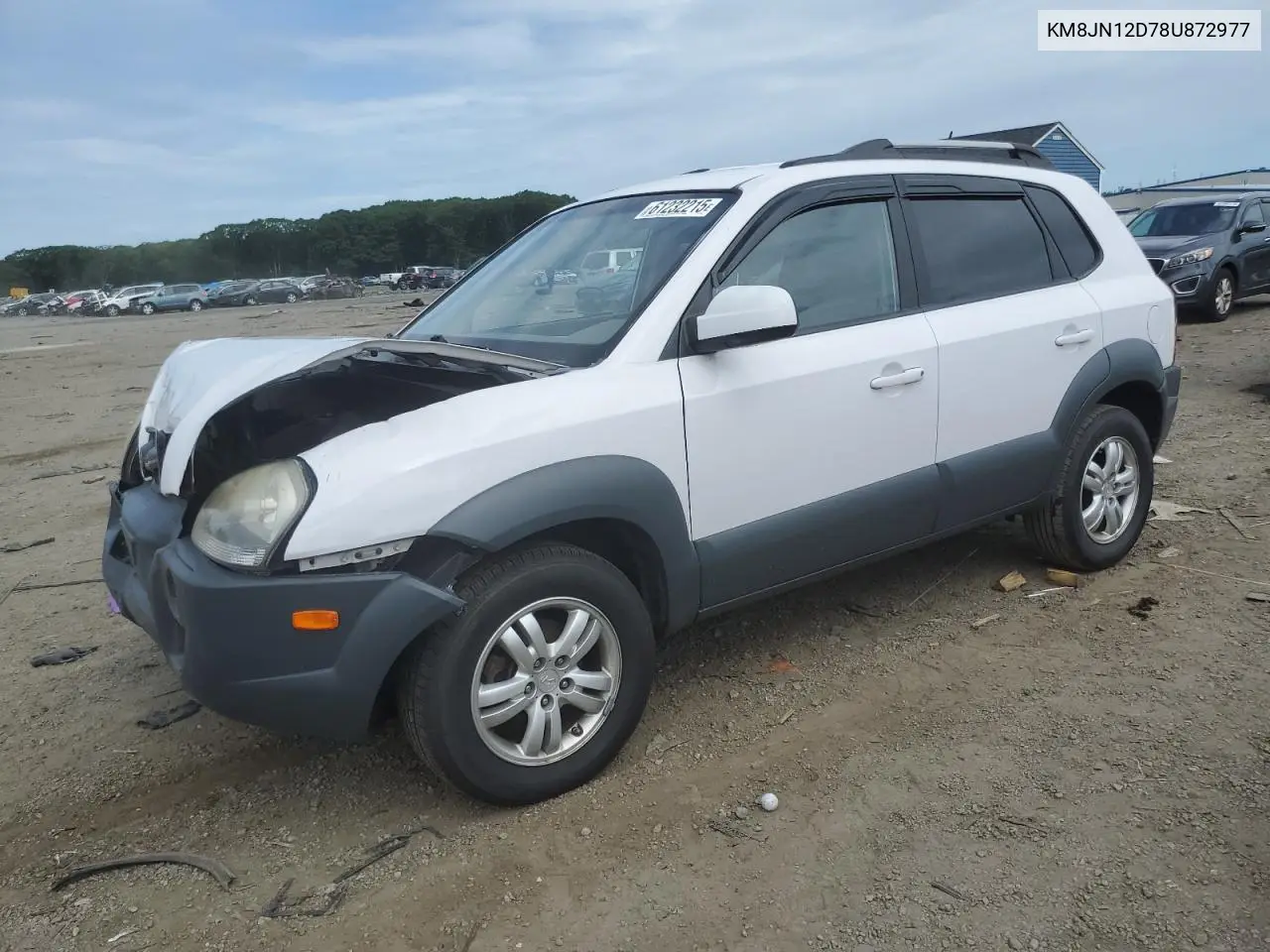 2008 Hyundai Tucson Se VIN: KM8JN12D78U872977 Lot: 61232215