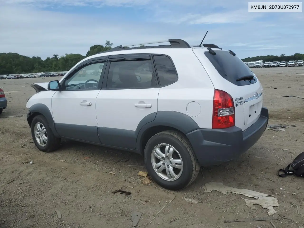 2008 Hyundai Tucson Se VIN: KM8JN12D78U872977 Lot: 61232215
