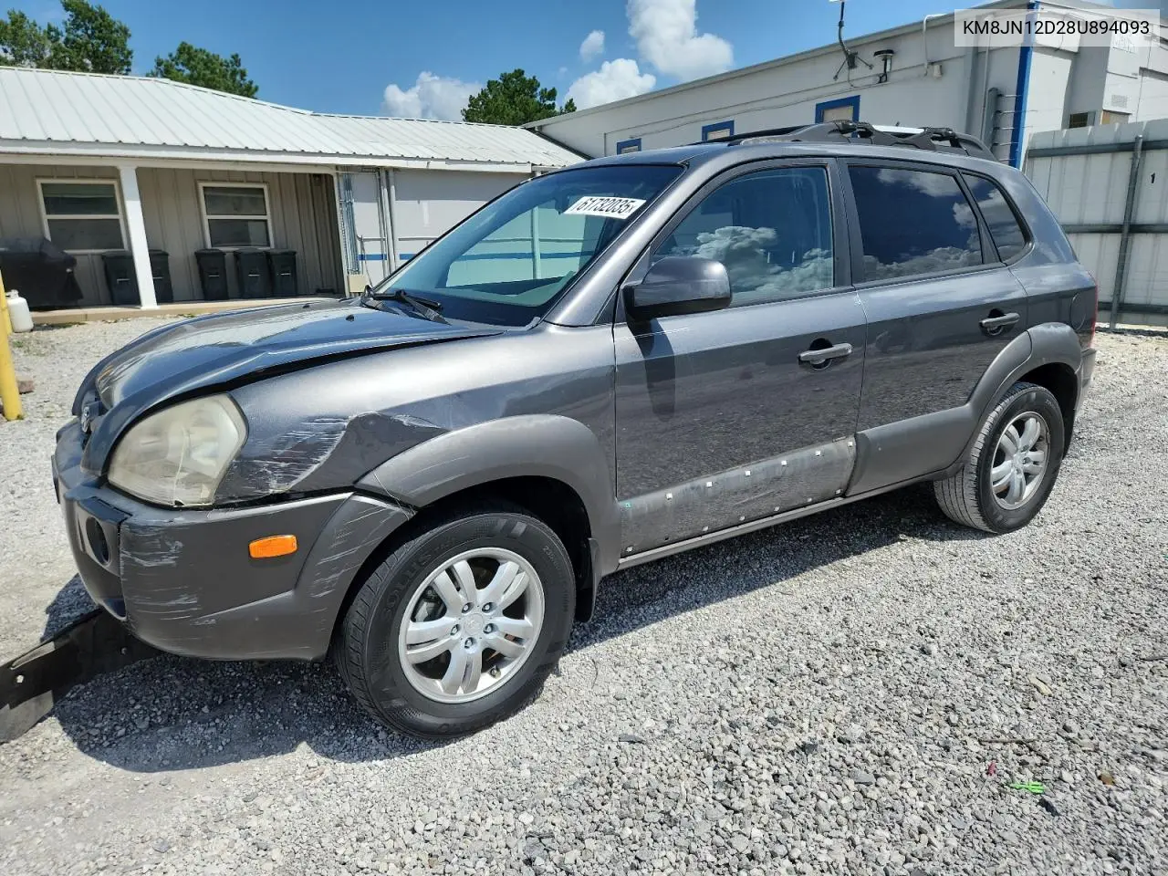 2008 Hyundai Tucson Se VIN: KM8JN12D28U894093 Lot: 61732035