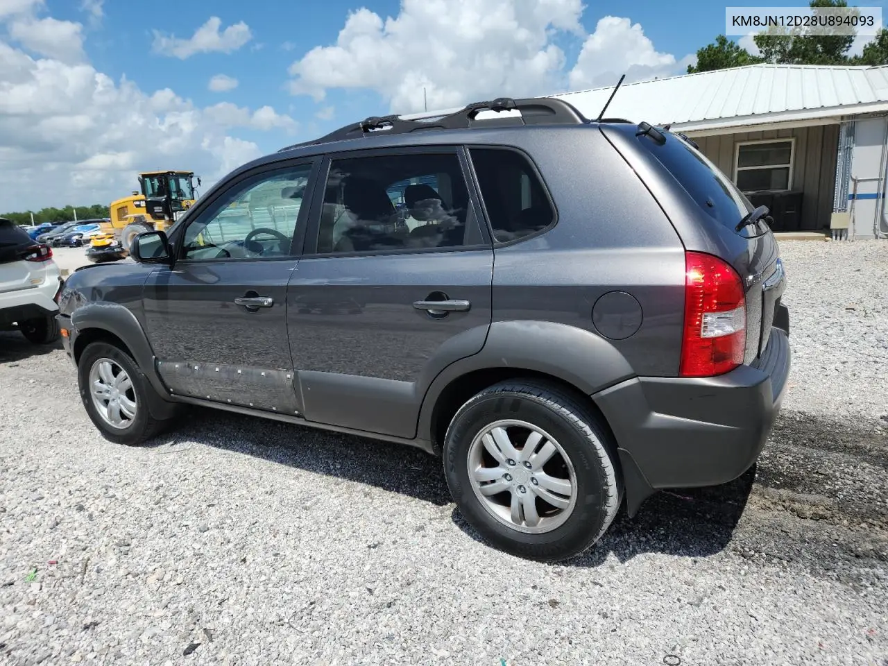 2008 Hyundai Tucson Se VIN: KM8JN12D28U894093 Lot: 61732035