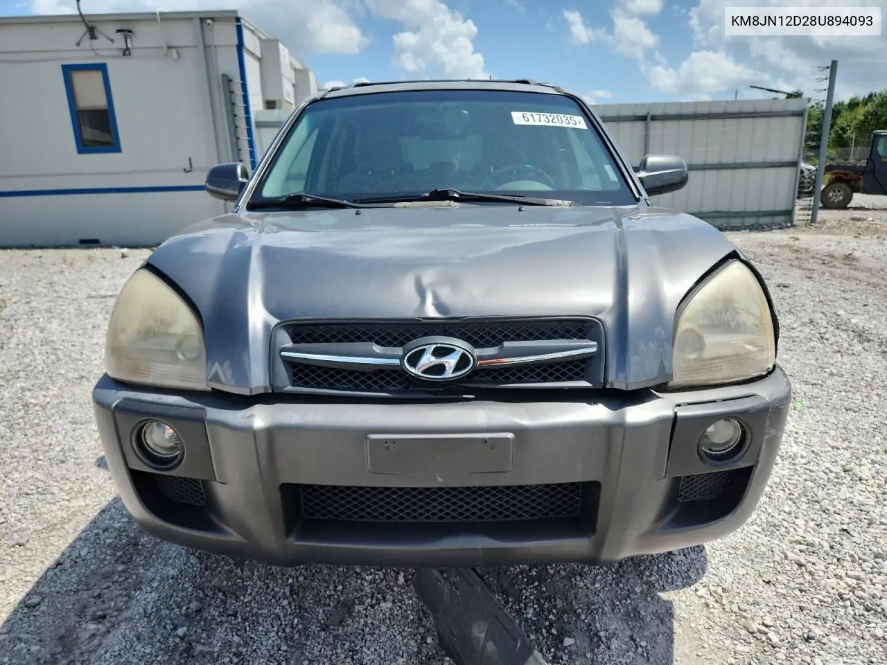 2008 Hyundai Tucson Se VIN: KM8JN12D28U894093 Lot: 61732035