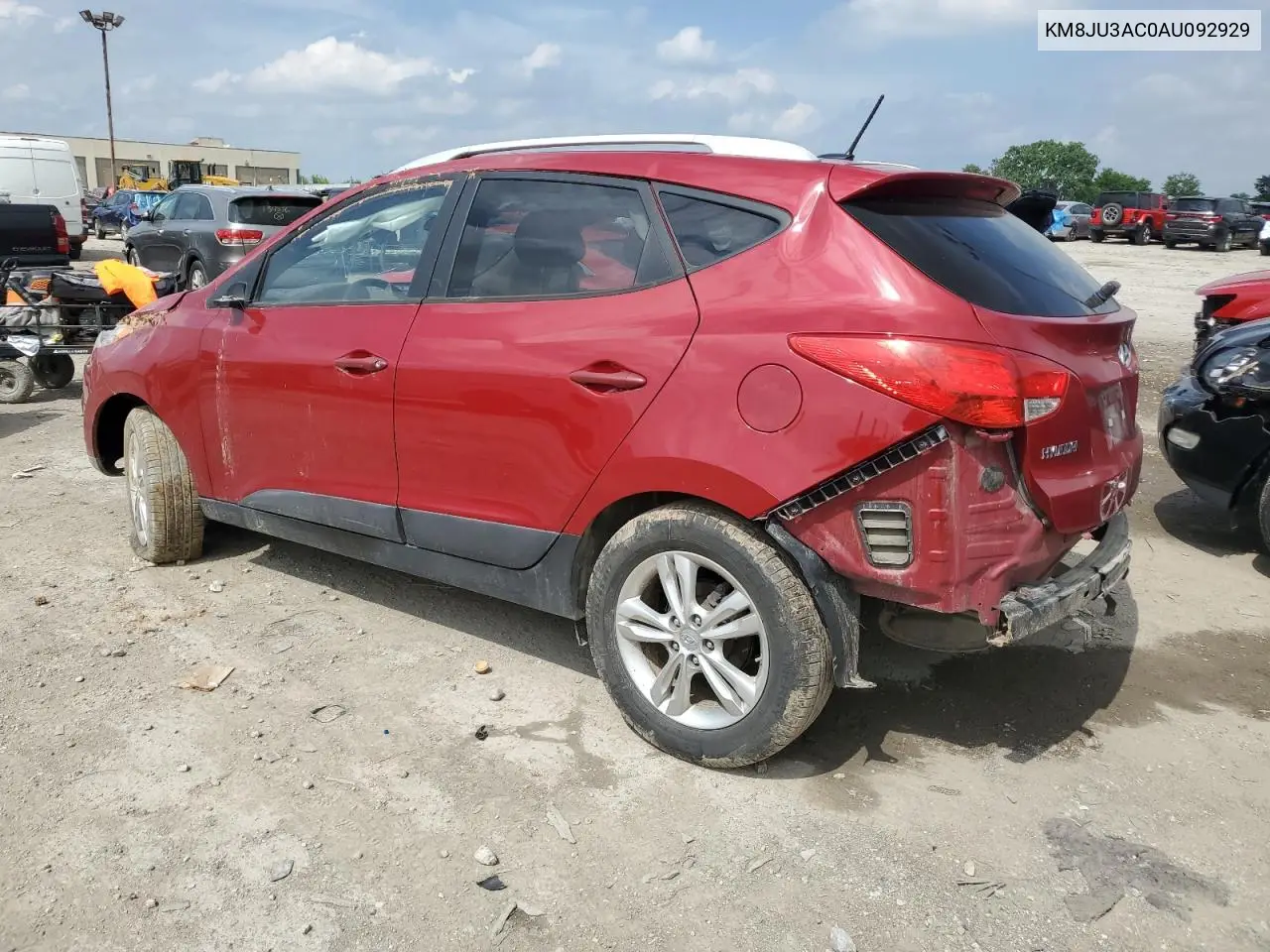 2010 Hyundai Tucson Gls VIN: KM8JU3AC0AU092929 Lot: 61043235