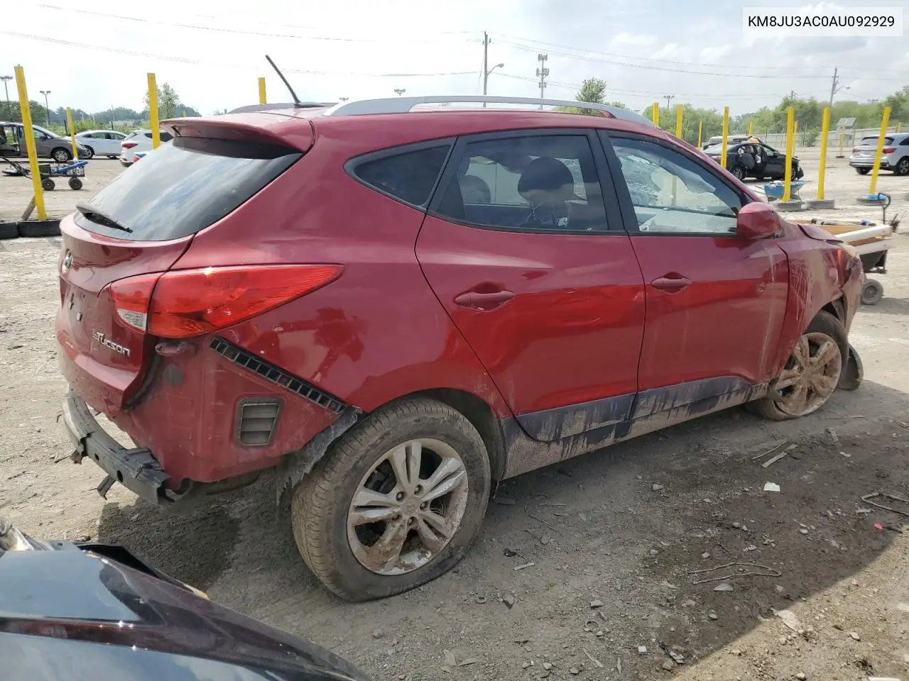 2010 Hyundai Tucson Gls VIN: KM8JU3AC0AU092929 Lot: 61043235