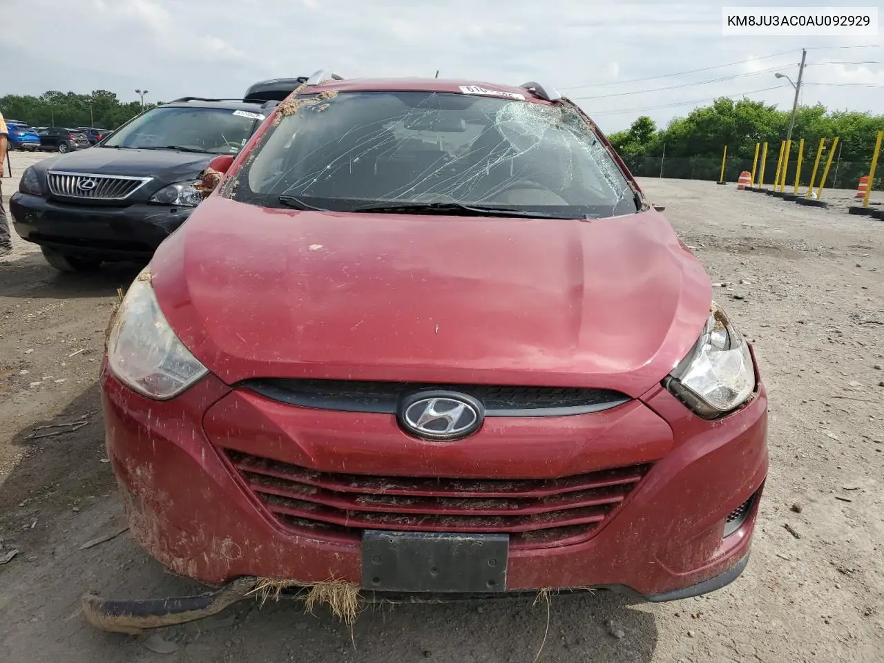 2010 Hyundai Tucson Gls VIN: KM8JU3AC0AU092929 Lot: 61043235