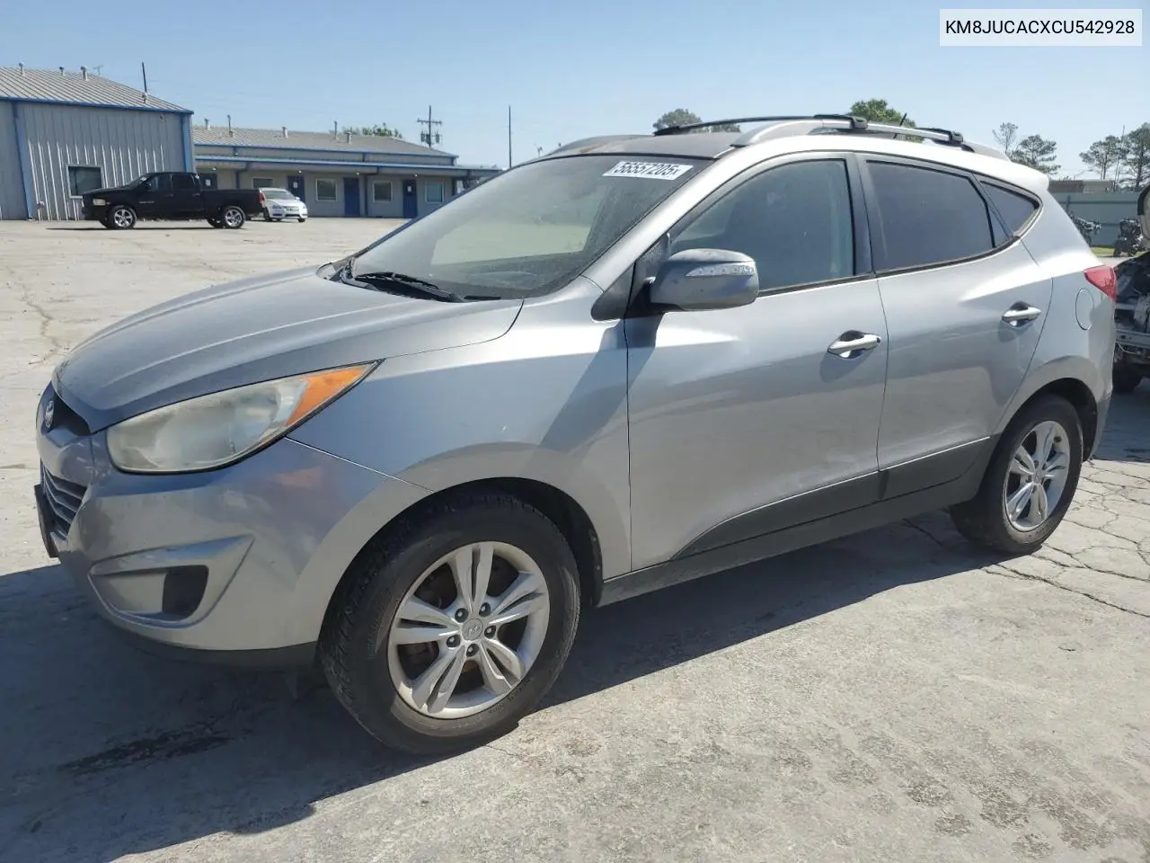 2012 Hyundai Tucson Gls VIN: KM8JUCACXCU542928 Lot: 56557205