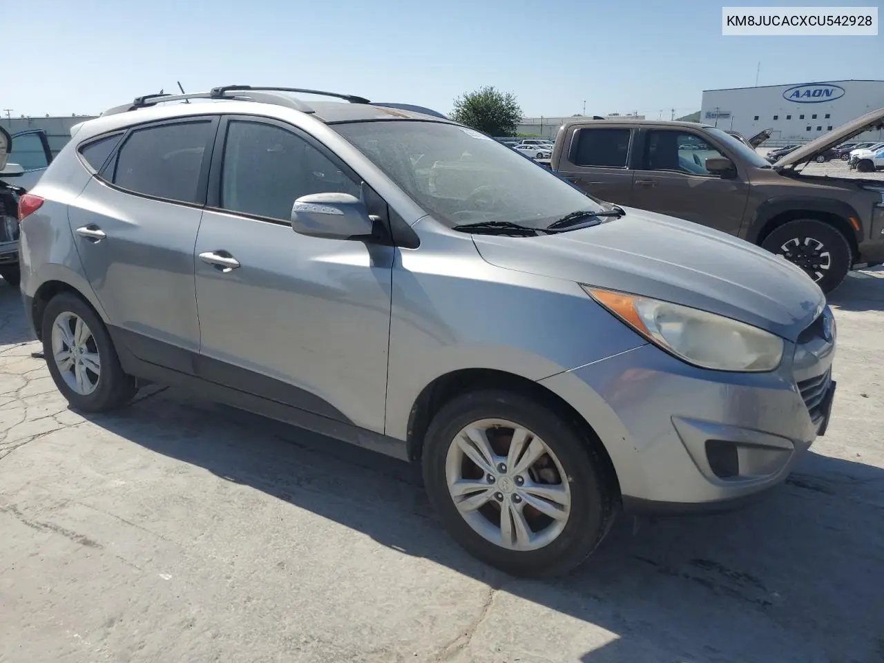 2012 Hyundai Tucson Gls VIN: KM8JUCACXCU542928 Lot: 56557205