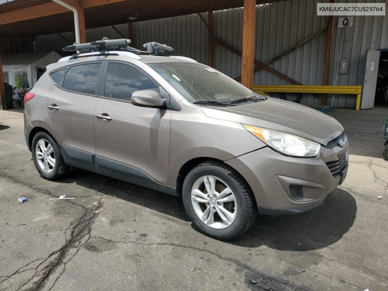2012 Hyundai Tucson Gls VIN: KM8JUCAC7CU529764 Lot: 63016955