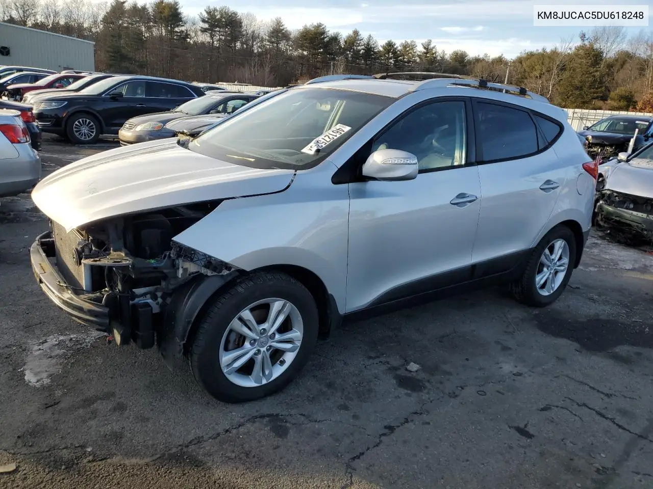 2013 Hyundai Tucson Gls VIN: KM8JUCAC5DU618248 Lot: 46127535