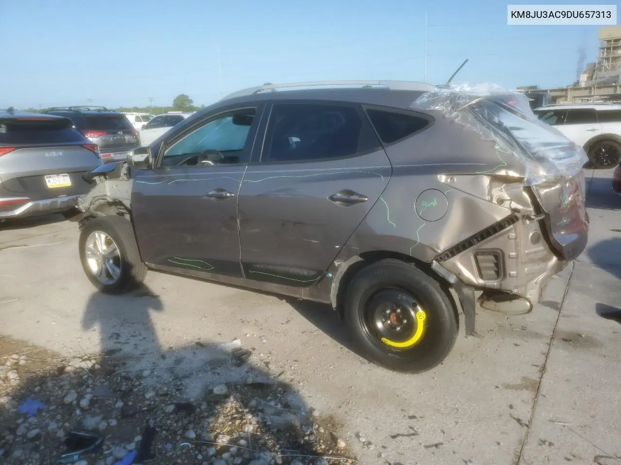 2013 Hyundai Tucson Gls VIN: KM8JU3AC9DU657313 Lot: 55962235