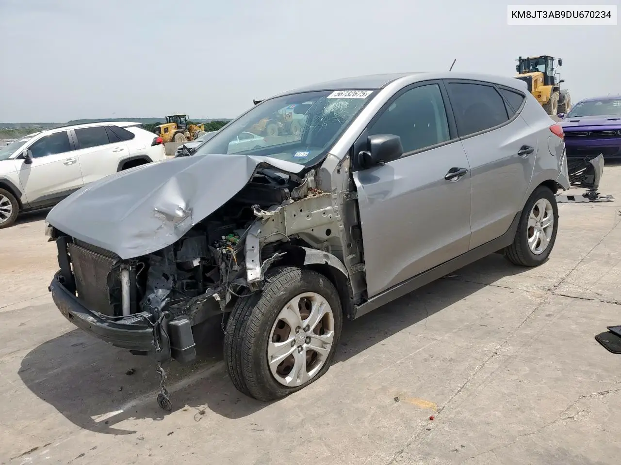 2013 Hyundai Tucson Gl VIN: KM8JT3AB9DU670234 Lot: 56732675