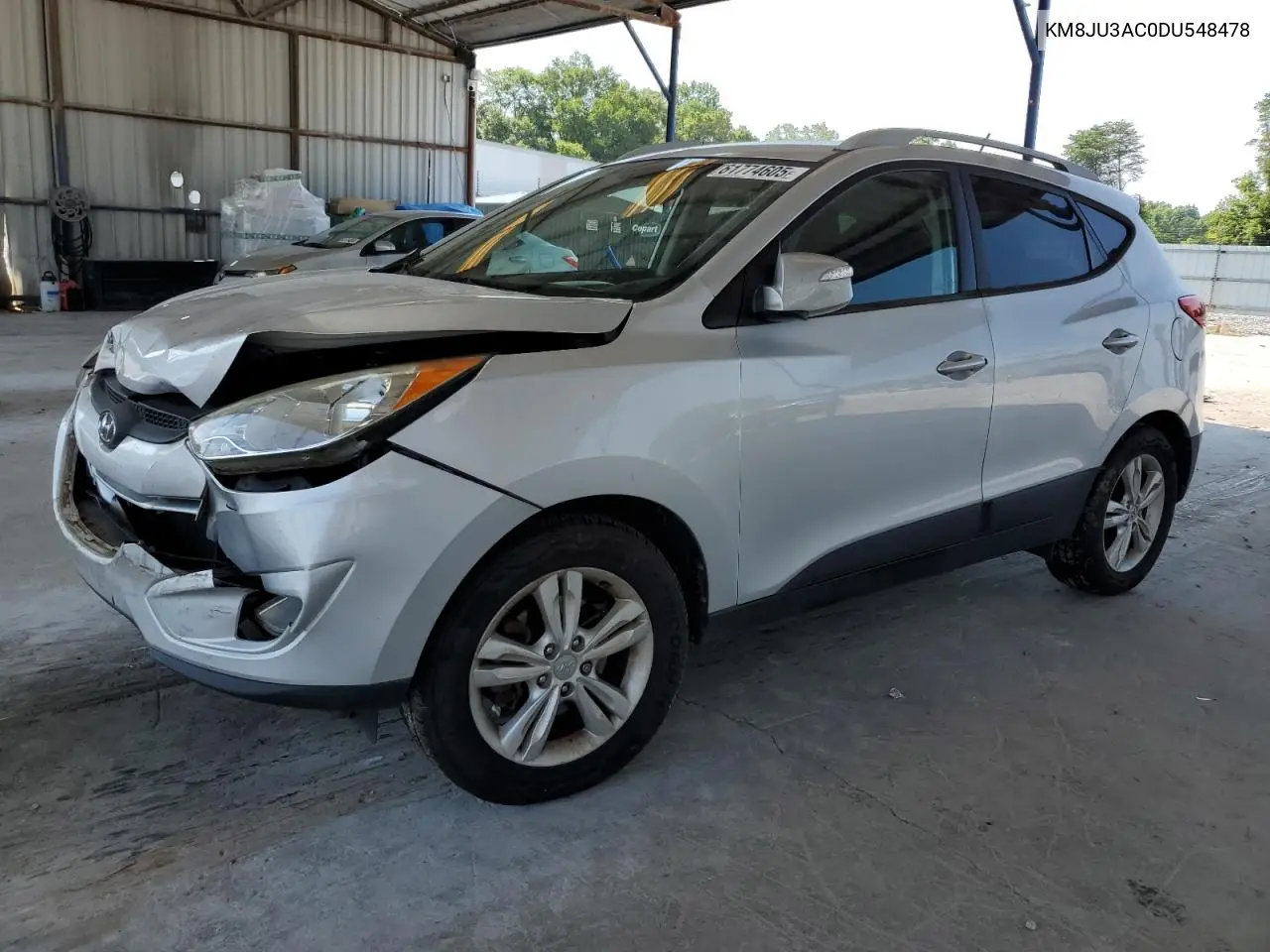 2013 Hyundai Tucson Gls VIN: KM8JU3AC0DU548478 Lot: 61774605
