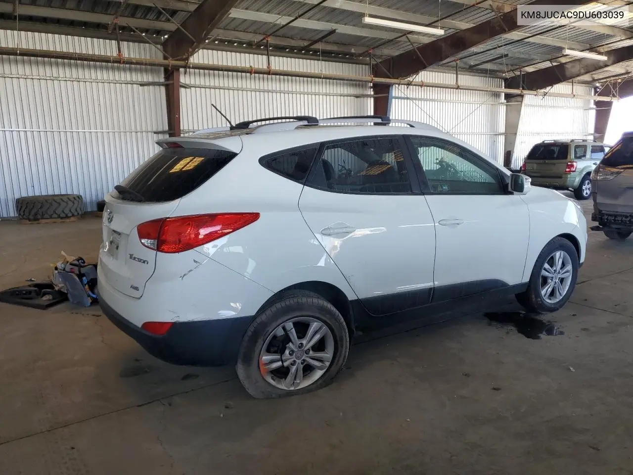 2013 Hyundai Tucson Gls VIN: KM8JUCAC9DU603039 Lot: 62160195