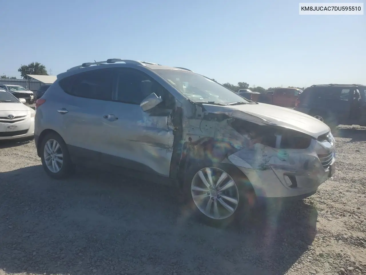 2013 Hyundai Tucson Gls VIN: KM8JUCAC7DU595510 Lot: 62523115