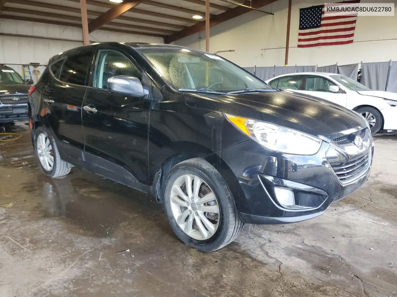 2013 Hyundai Tucson Gls VIN: KM8JUCAC8DU622780 Lot: 62588625