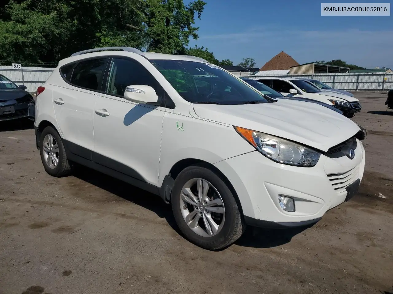 2013 Hyundai Tucson Gls VIN: KM8JU3AC0DU652016 Lot: 62685755