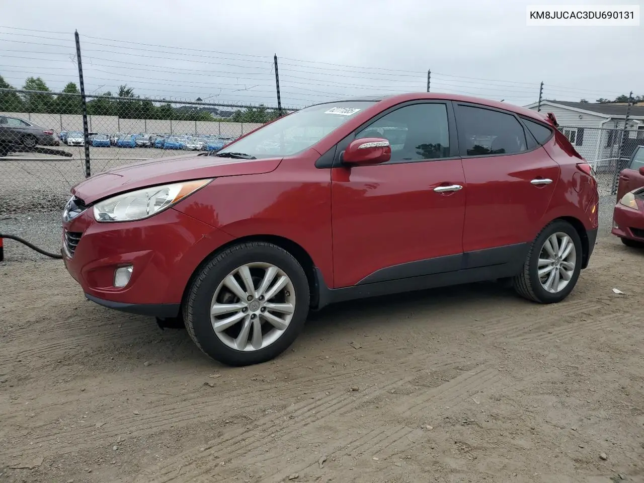 2013 Hyundai Tucson Gls VIN: KM8JUCAC3DU690131 Lot: 62771585