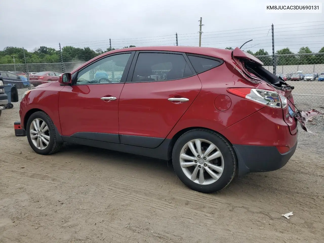 2013 Hyundai Tucson Gls VIN: KM8JUCAC3DU690131 Lot: 62771585