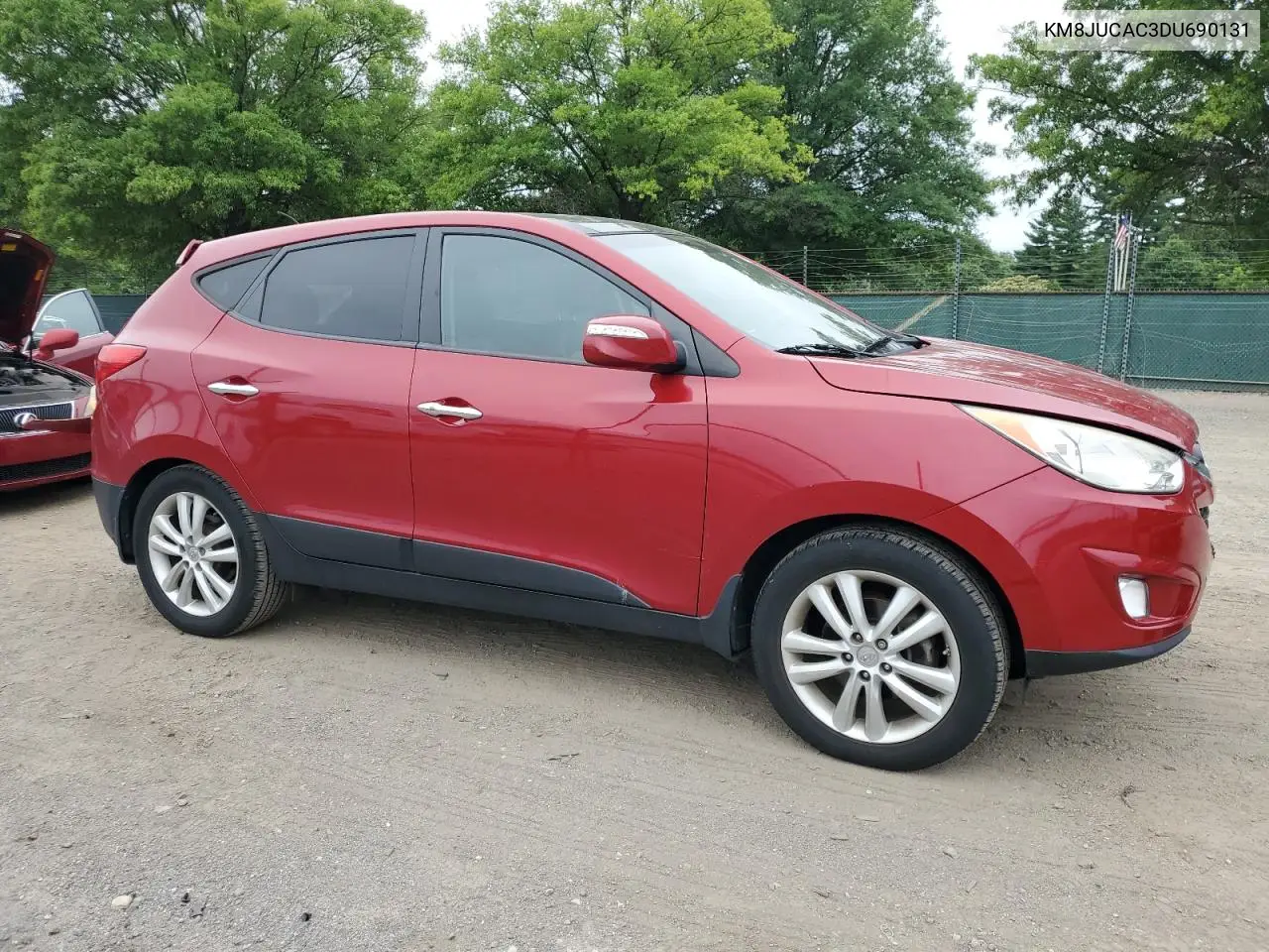 2013 Hyundai Tucson Gls VIN: KM8JUCAC3DU690131 Lot: 62771585