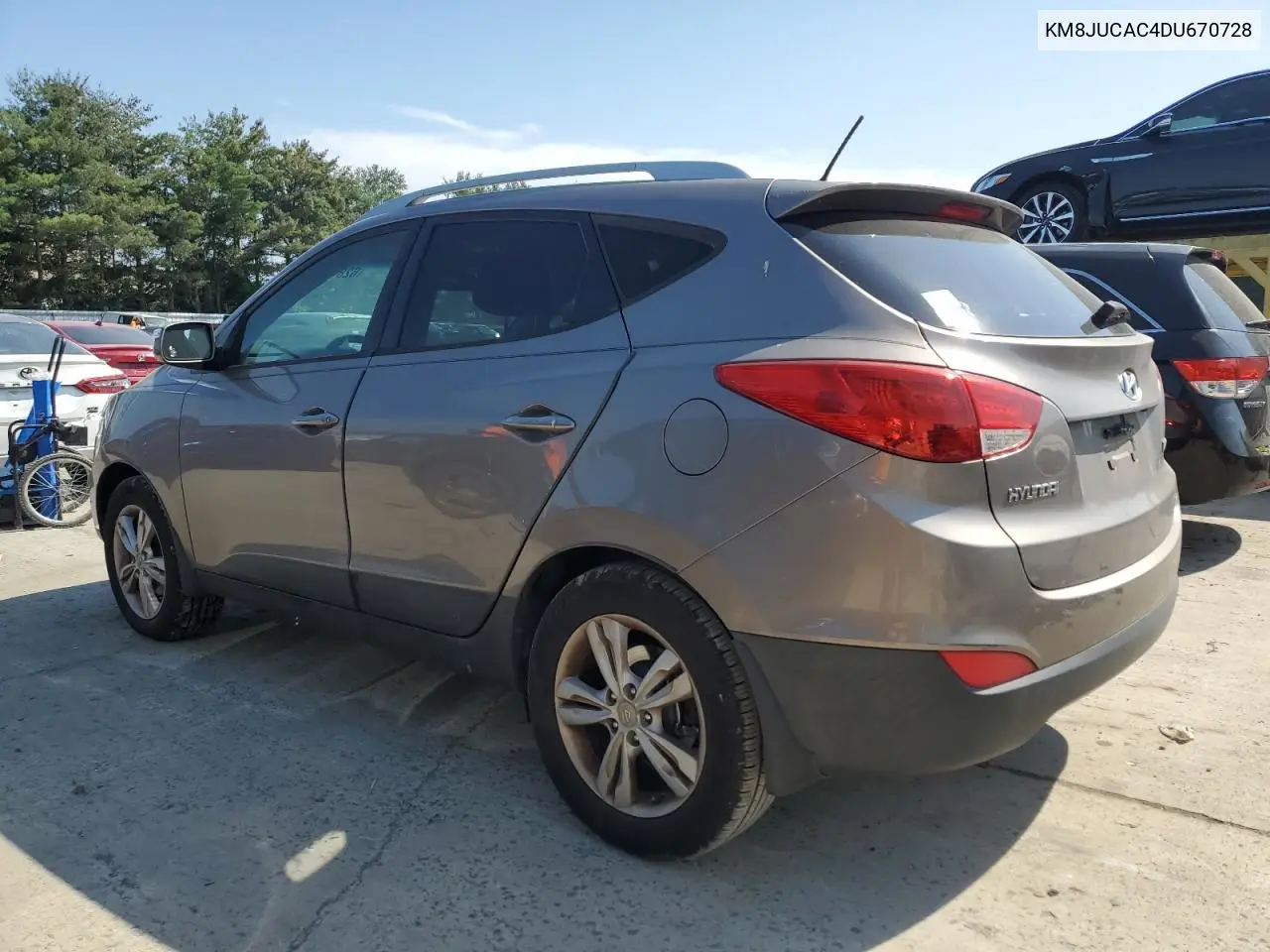 2013 Hyundai Tucson Gls VIN: KM8JUCAC4DU670728 Lot: 62812945
