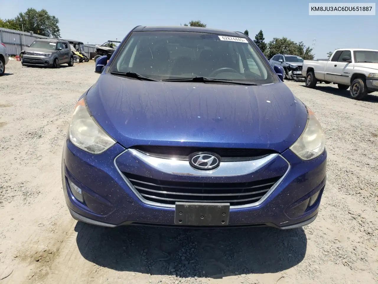 2013 Hyundai Tucson Gls VIN: KM8JU3AC6DU651887 Lot: 62874445