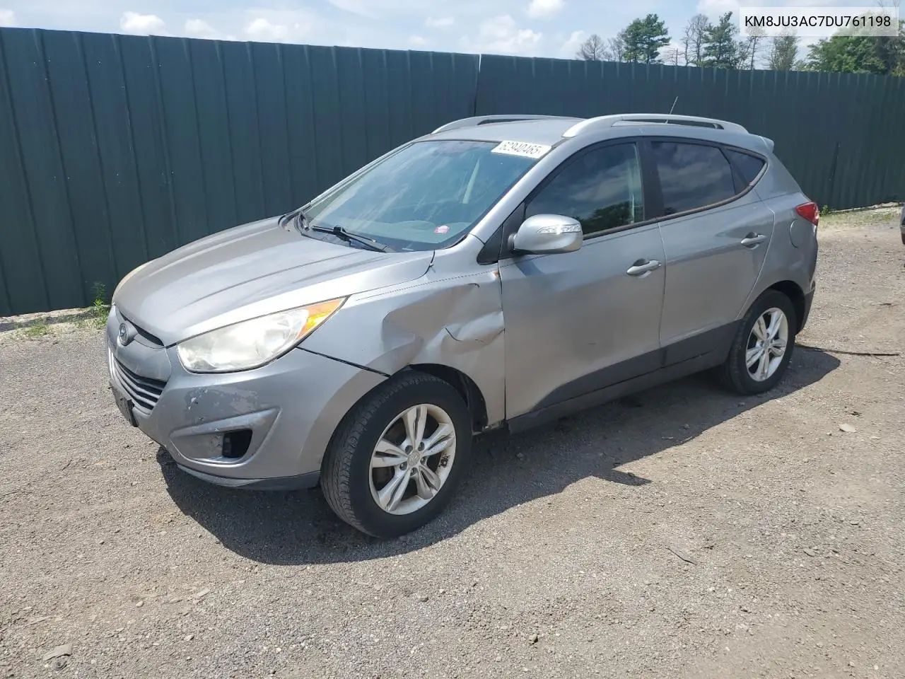 2013 Hyundai Tucson Gls VIN: KM8JU3AC7DU761198 Lot: 62940465