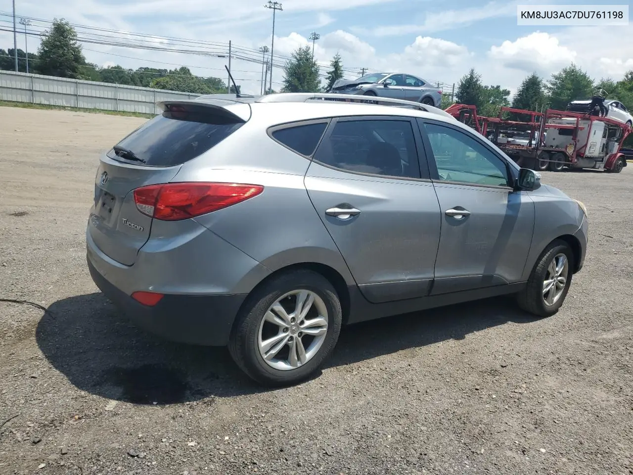 2013 Hyundai Tucson Gls VIN: KM8JU3AC7DU761198 Lot: 62940465