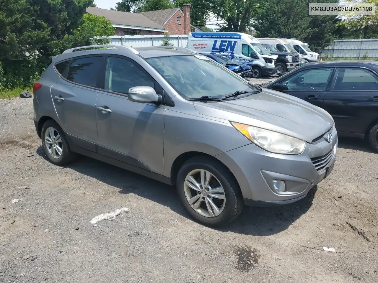 2013 Hyundai Tucson Gls VIN: KM8JU3AC7DU761198 Lot: 62940465