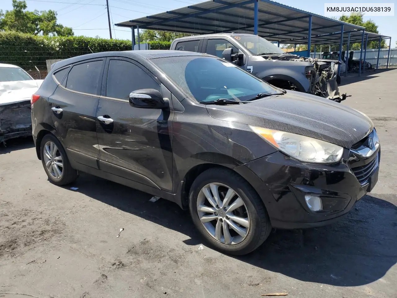2013 Hyundai Tucson Gls VIN: KM8JU3AC1DU638139 Lot: 63029075