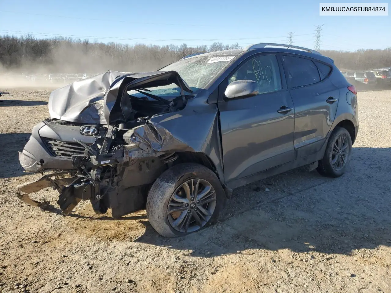 2014 Hyundai Tucson Gls VIN: KM8JUCAG5EU884874 Lot: 46467765