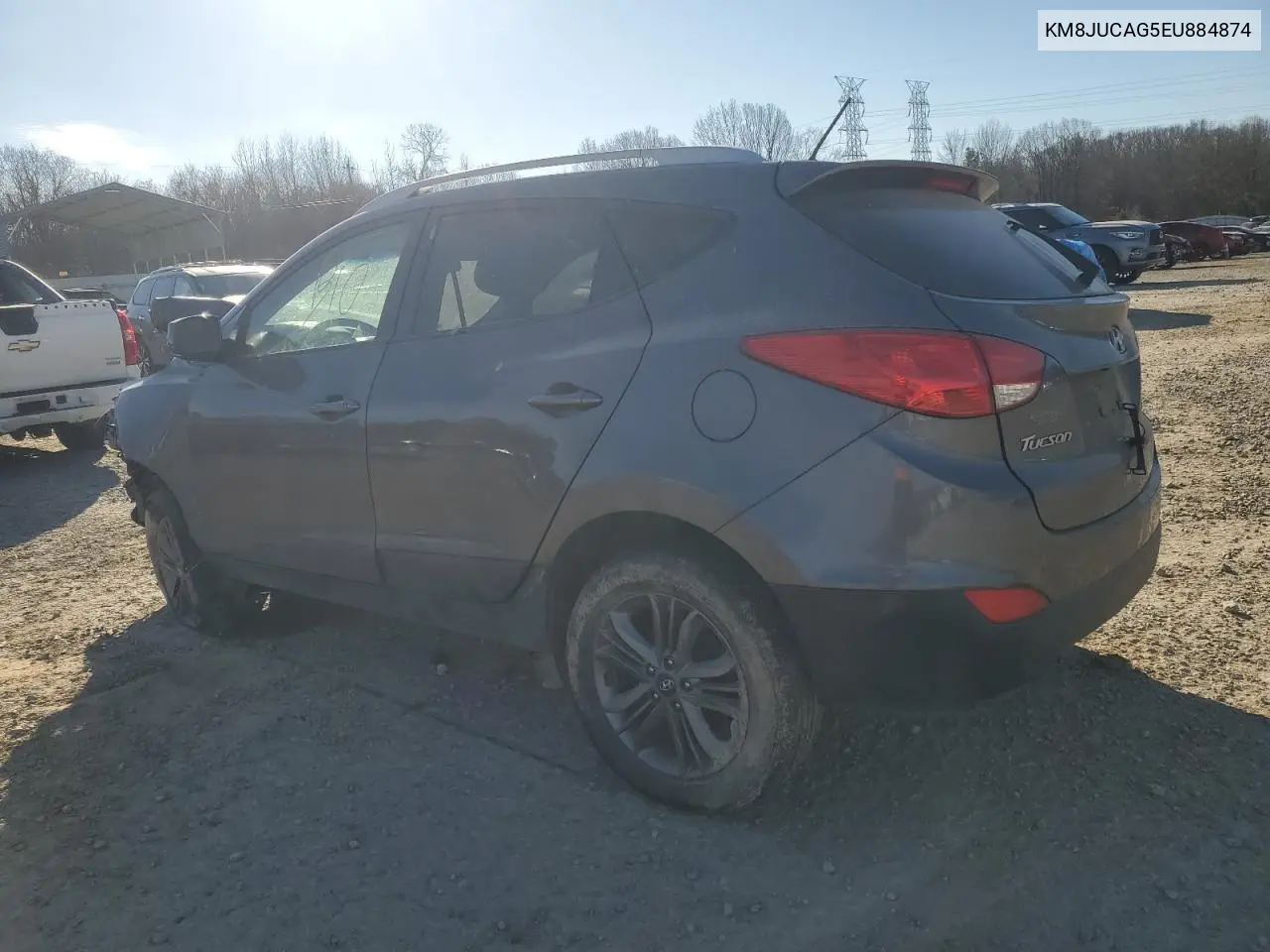 2014 Hyundai Tucson Gls VIN: KM8JUCAG5EU884874 Lot: 46467765