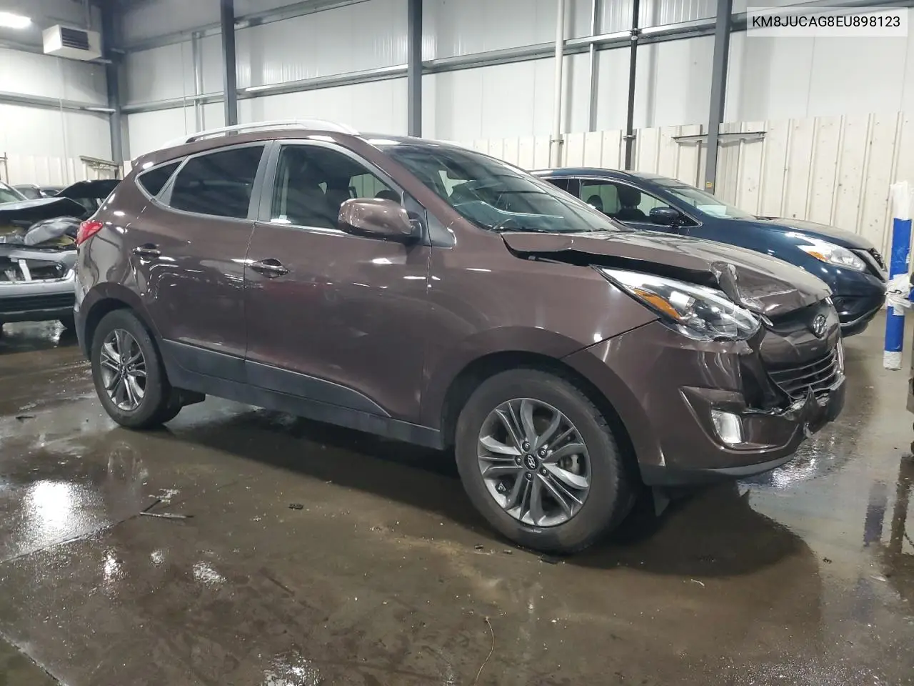 2014 Hyundai Tucson Gls VIN: KM8JUCAG8EU898123 Lot: 56678555