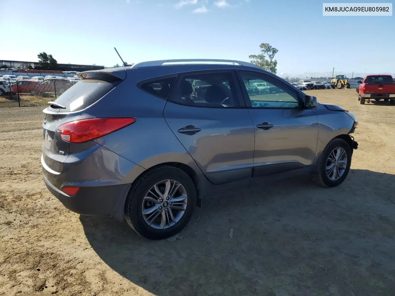 2014 Hyundai Tucson Gls VIN: KM8JUCAG9EU805982 Lot: 56832155