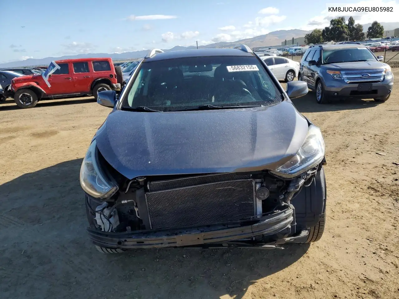 2014 Hyundai Tucson Gls VIN: KM8JUCAG9EU805982 Lot: 56832155