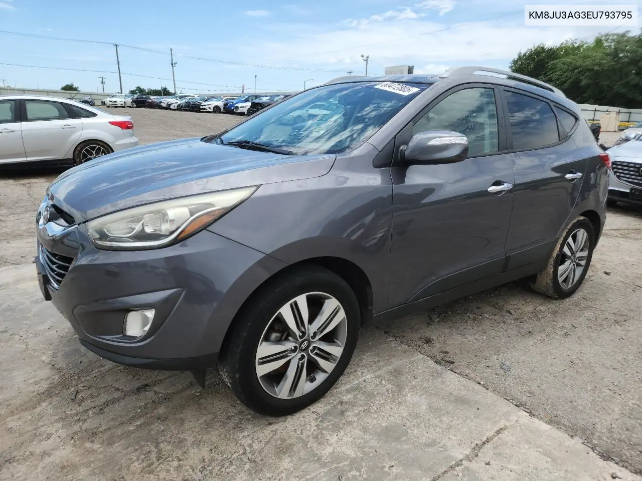 2014 Hyundai Tucson Gls VIN: KM8JU3AG3EU793795 Lot: 60472805