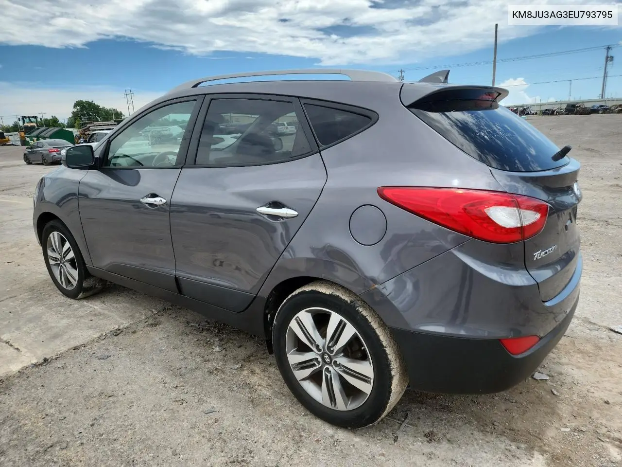 2014 Hyundai Tucson Gls VIN: KM8JU3AG3EU793795 Lot: 60472805
