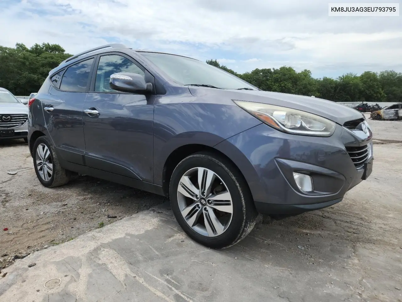 2014 Hyundai Tucson Gls VIN: KM8JU3AG3EU793795 Lot: 60472805