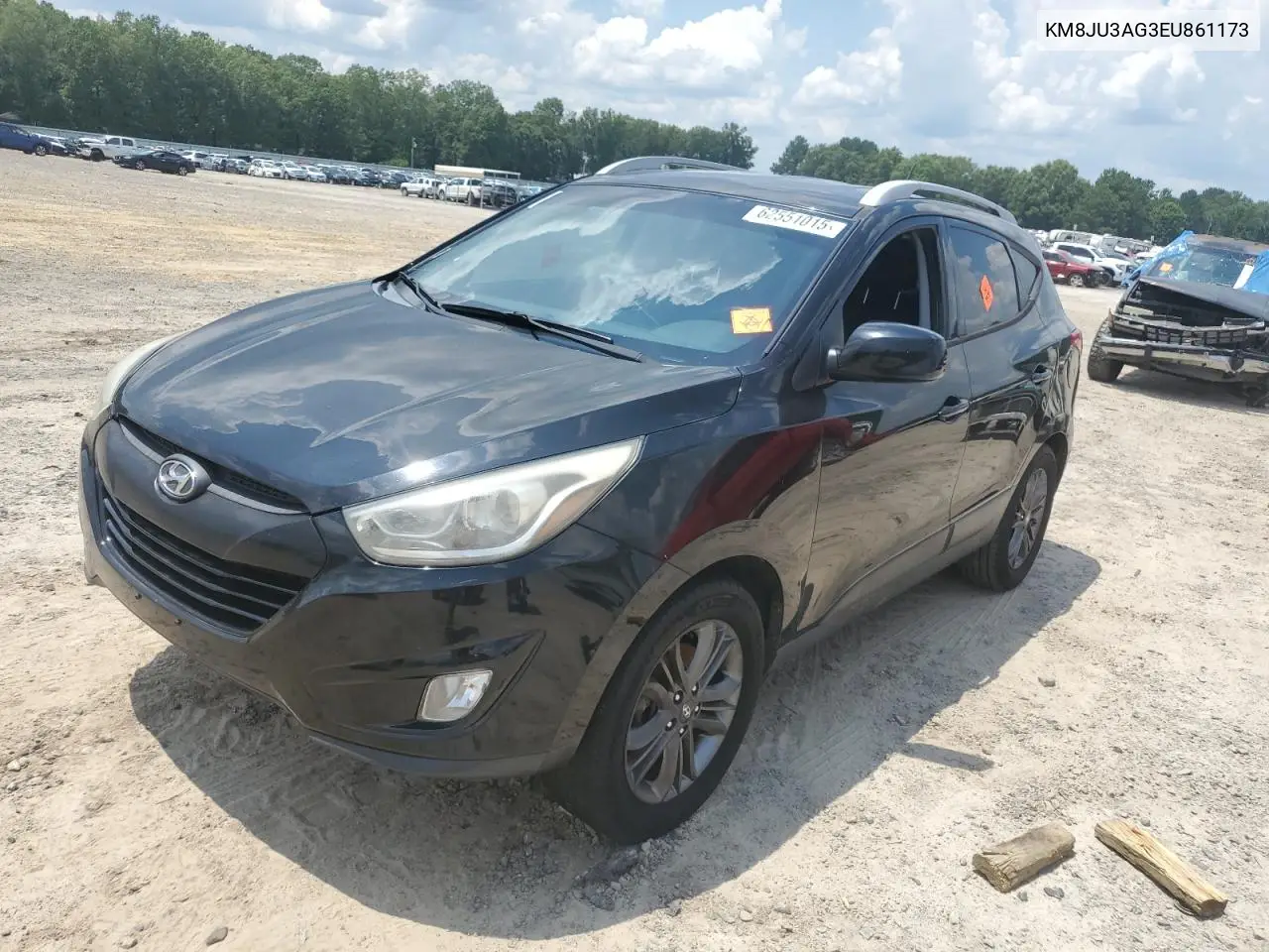 2014 Hyundai Tucson Gls VIN: KM8JU3AG3EU861173 Lot: 62551015