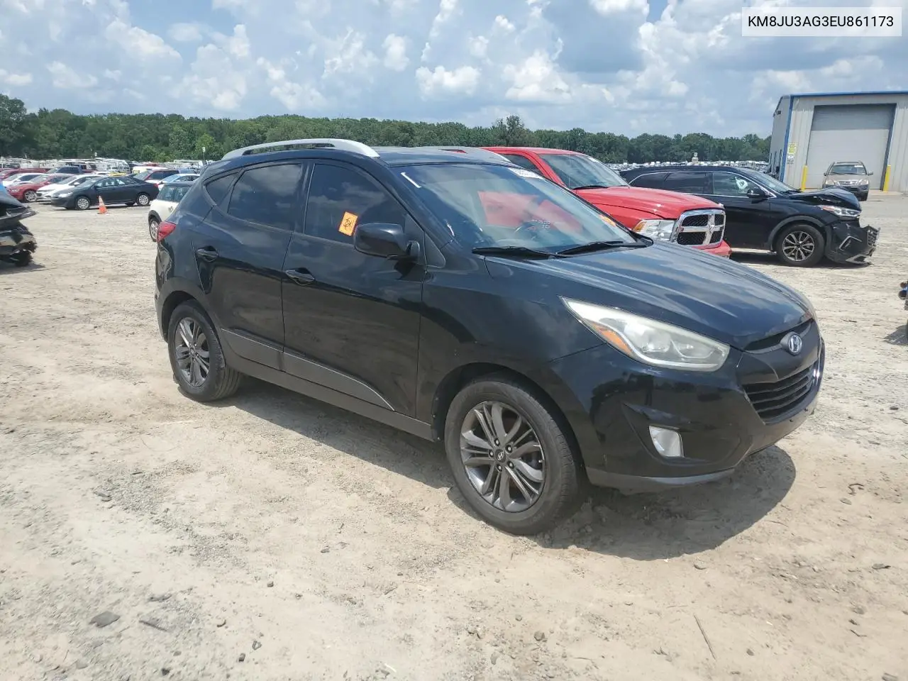 2014 Hyundai Tucson Gls VIN: KM8JU3AG3EU861173 Lot: 62551015