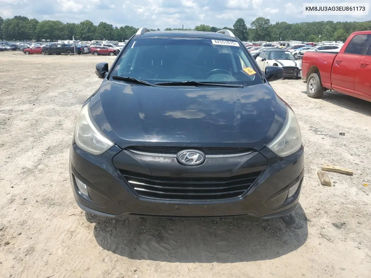 2014 Hyundai Tucson Gls VIN: KM8JU3AG3EU861173 Lot: 62551015