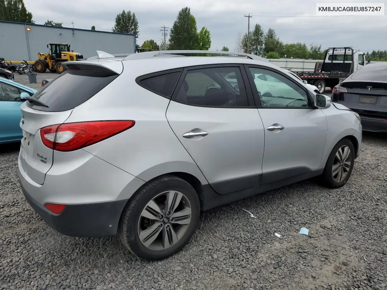 2014 Hyundai Tucson Gls VIN: KM8JUCAG8EU857247 Lot: 62607595