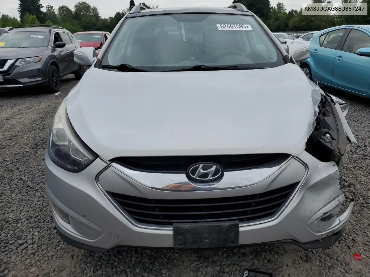 2014 Hyundai Tucson Gls VIN: KM8JUCAG8EU857247 Lot: 62607595