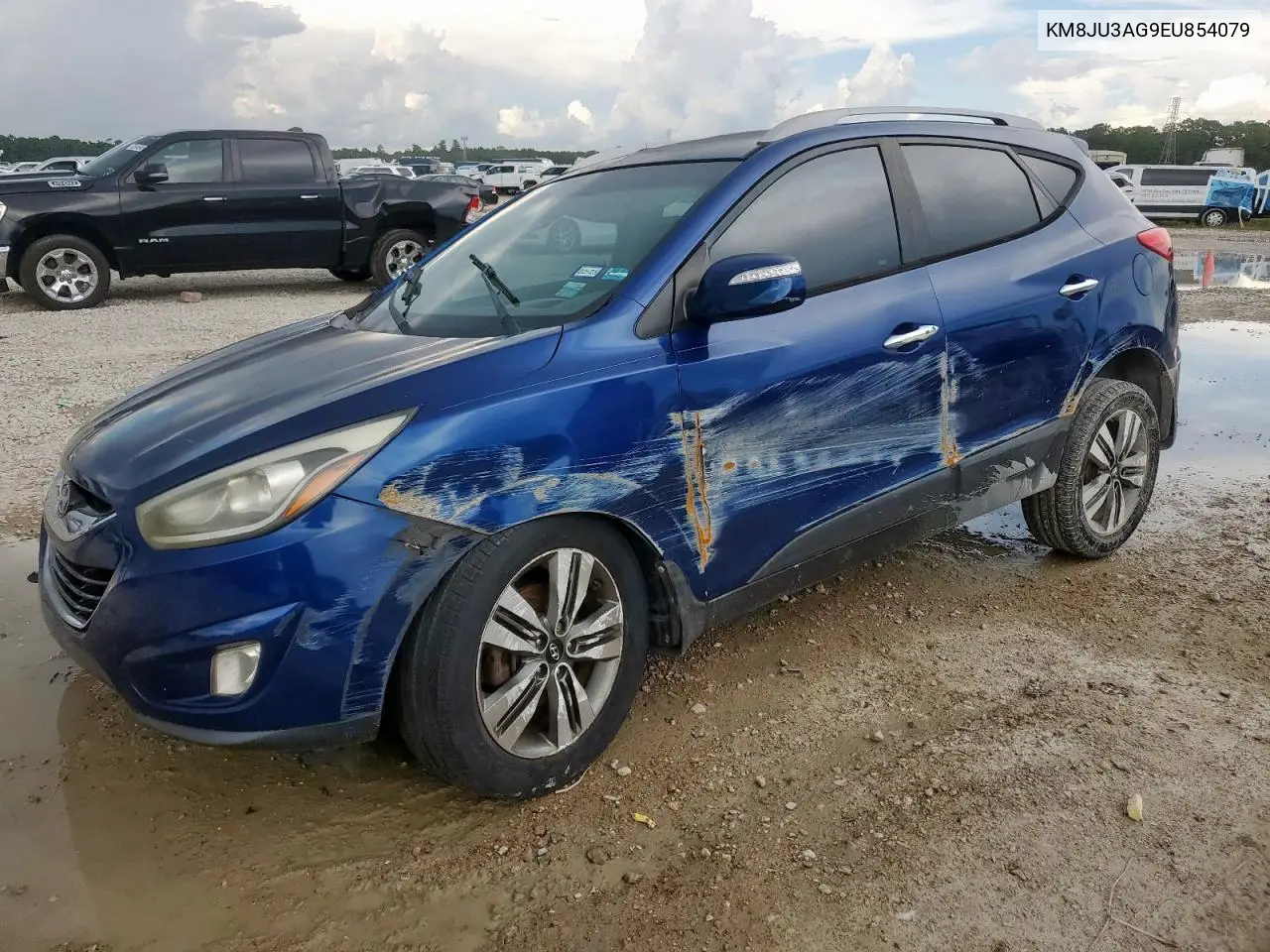 2014 Hyundai Tucson Gls VIN: KM8JU3AG9EU854079 Lot: 62861885
