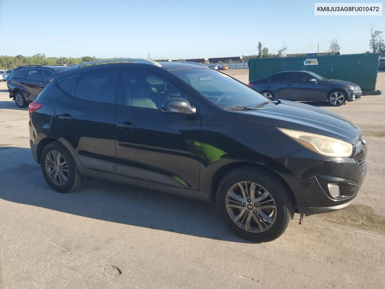 2015 Hyundai Tucson Limited VIN: KM8JU3AG8FU010472 Lot: 56328655