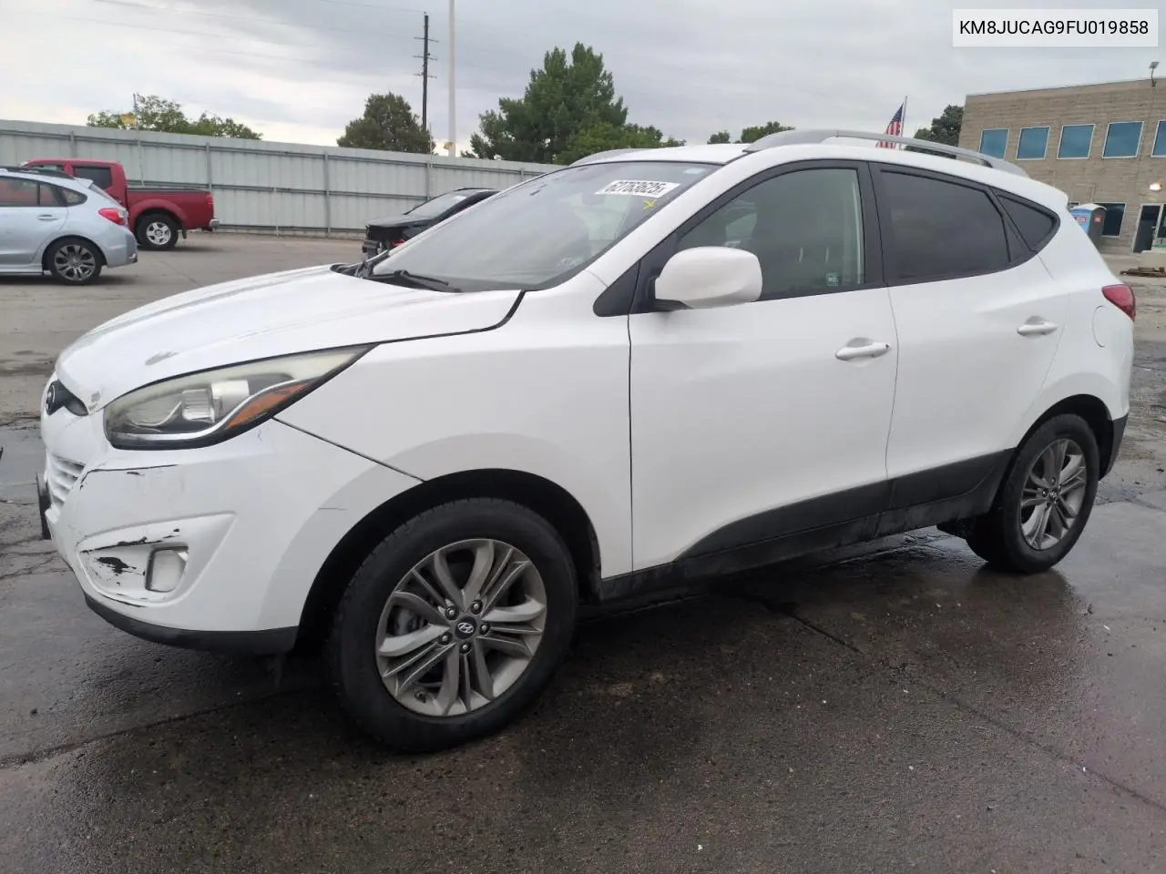 2015 Hyundai Tucson Limited VIN: KM8JUCAG9FU019858 Lot: 62763625