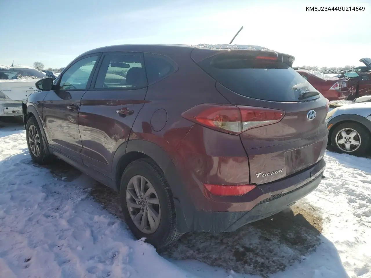 2016 Hyundai Tucson Se VIN: KM8J23A44GU214649 Lot: 45178585
