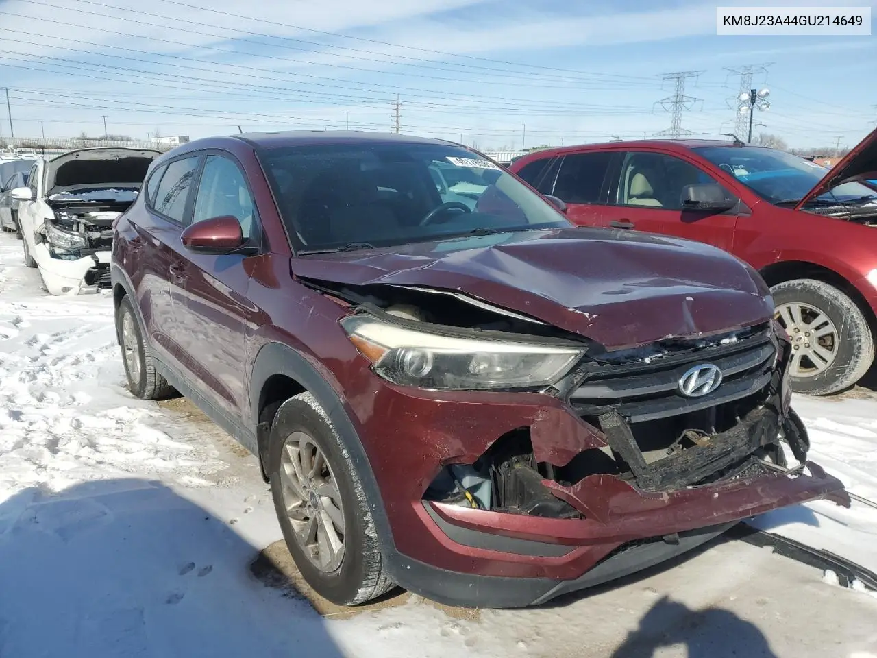 2016 Hyundai Tucson Se VIN: KM8J23A44GU214649 Lot: 45178585