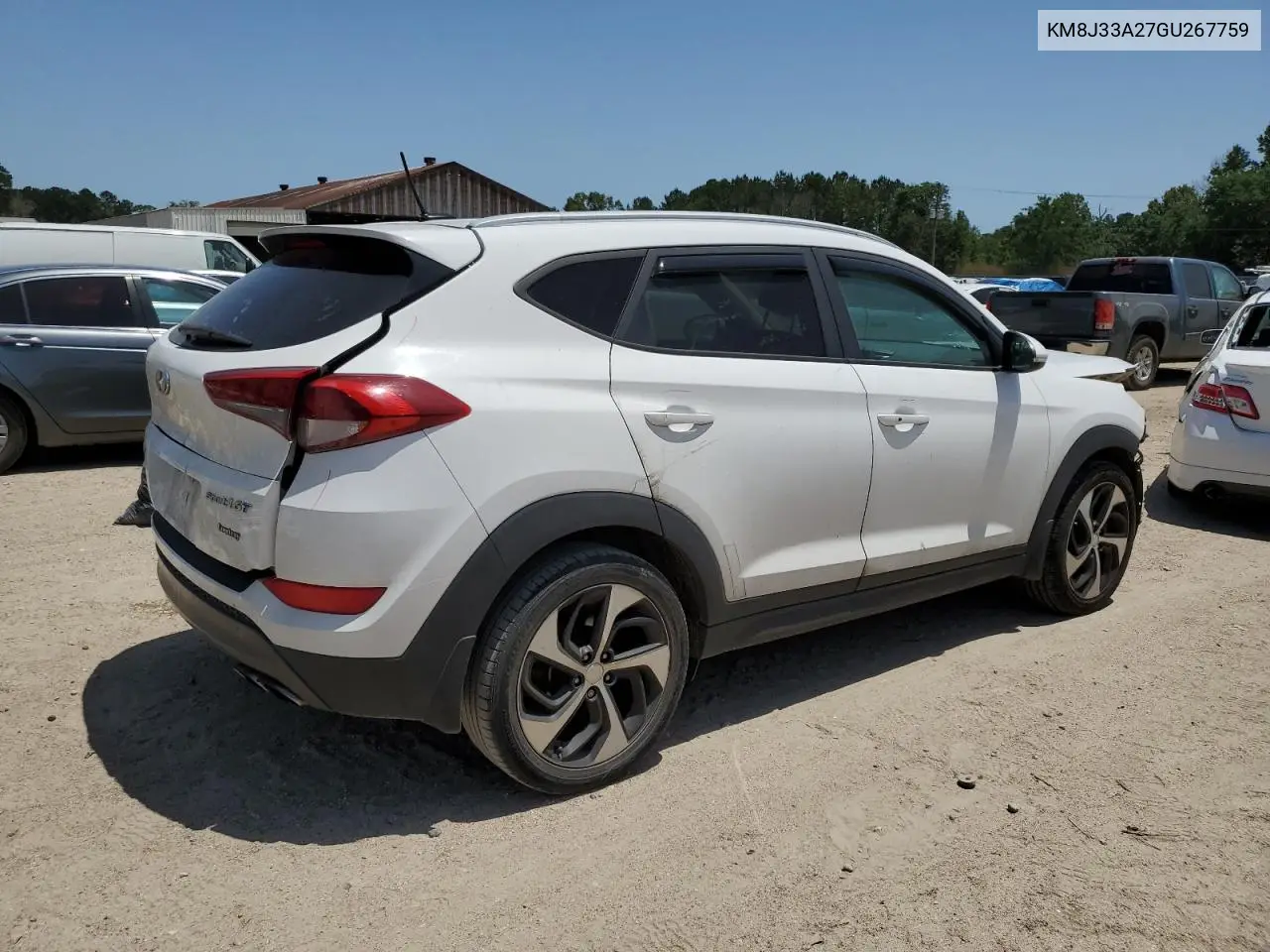 2016 Hyundai Tucson Limited VIN: KM8J33A27GU267759 Lot: 55922975
