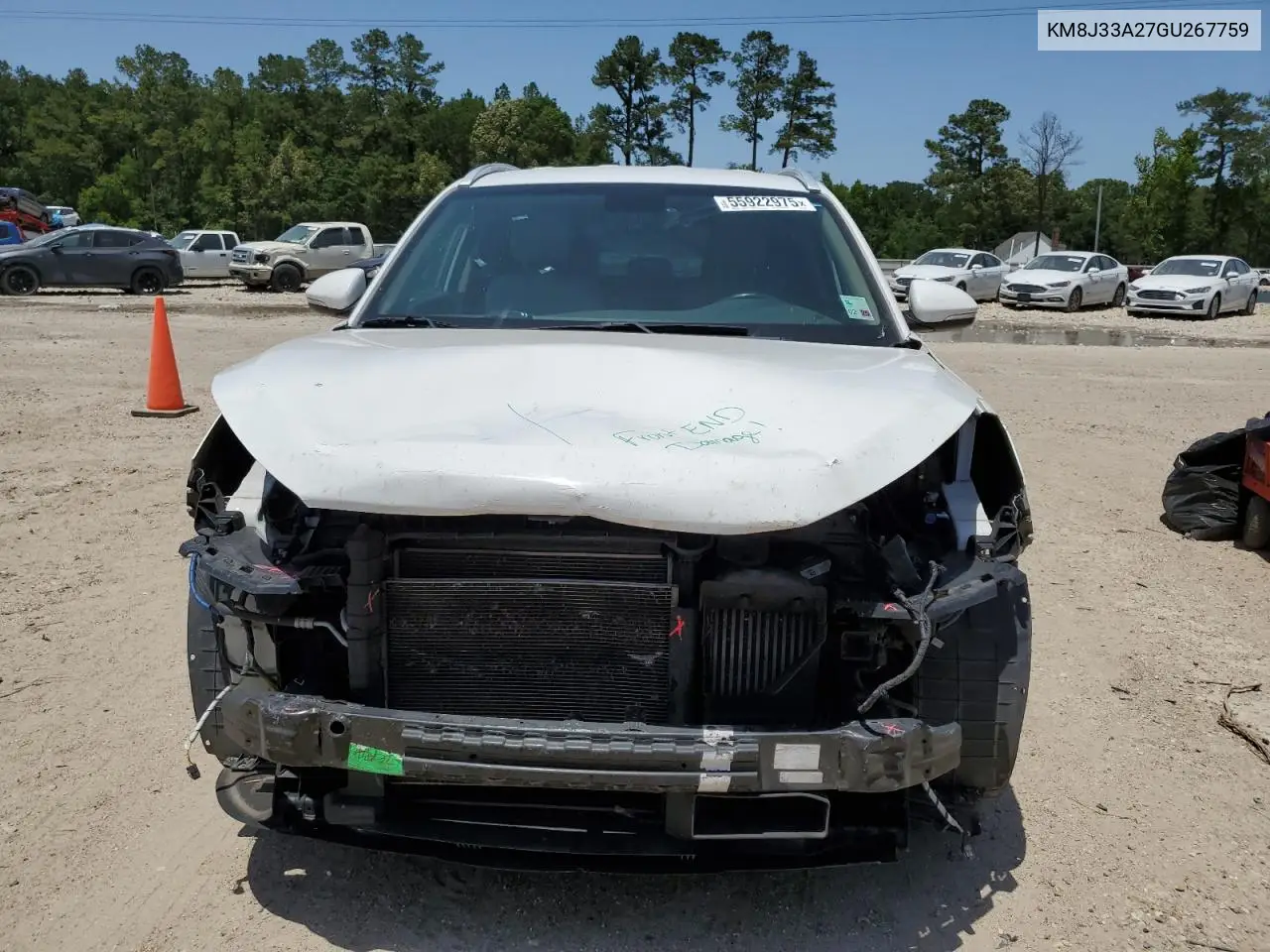 2016 Hyundai Tucson Limited VIN: KM8J33A27GU267759 Lot: 55922975