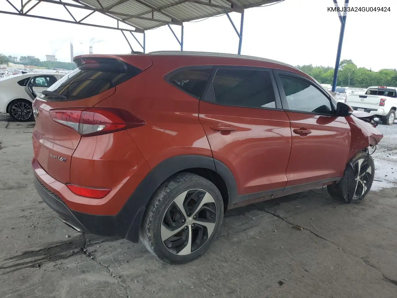 2016 Hyundai Tucson Limited VIN: KM8J33A24GU049424 Lot: 56170345