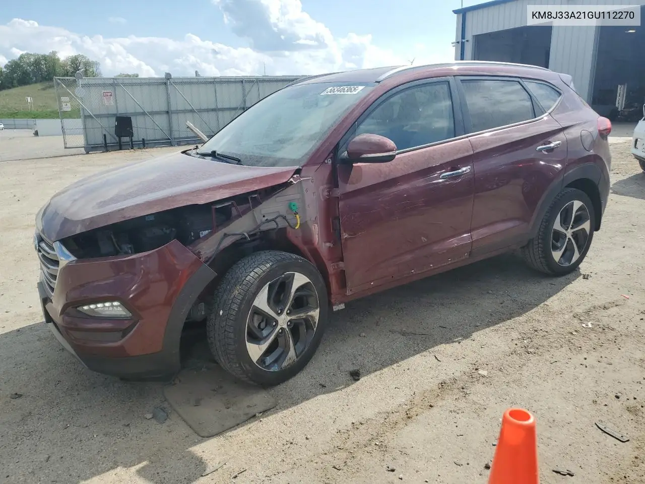2016 Hyundai Tucson Limited VIN: KM8J33A21GU112270 Lot: 56346365
